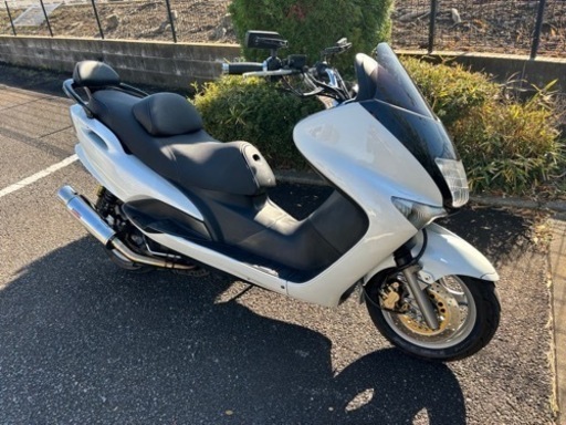 ヤマハ　マジェスティ125 Fi インジェクション　白　カスタム　07年　最終型