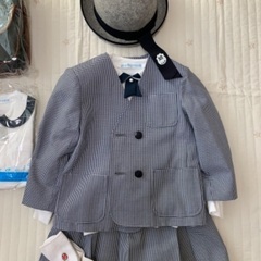 しんわ幼稚園制服 一式 セット   サイズ120 新和幼稚園の画像