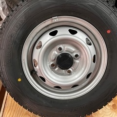 軽バントラ用　スタッドレススチールホイール４本セット