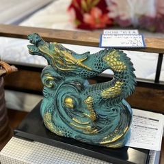 銅鉄器　辰の置物