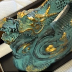 銅鉄器　辰の置物の画像