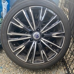 札幌発　１８インチ　アルミホイール　stratagia VOUGE VERSUS STRATAGIA Lucianna ベルサス RAYS 18×7j+42 Blue Earth 215