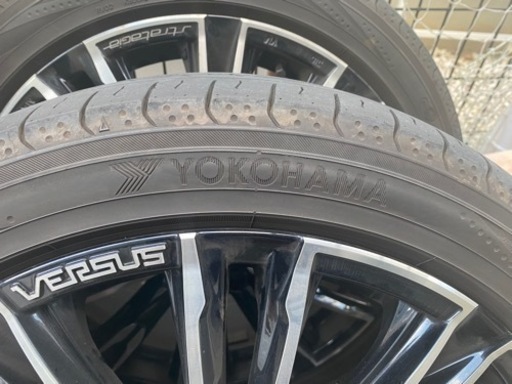 VERSUS STRATAGIA  Lucianna ベルサス RAYS 18×7j+42 Blue Earth 215/45R18 