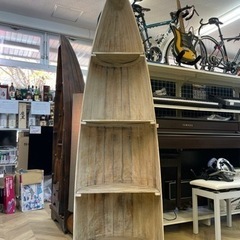 【BY REUSE 出水店 出張買取•見積完全無料¥0】船型3分割インテリアラックWH