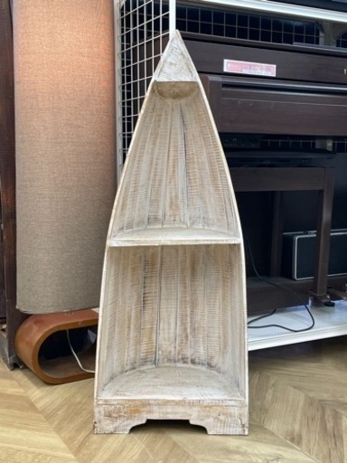 【BY REUSE 出水店 出張買取•見積完全無料¥0】船型3分割インテリアラックWH