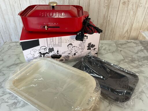 BRUNO　コンパクトホットプレート　おしゃれ家電★