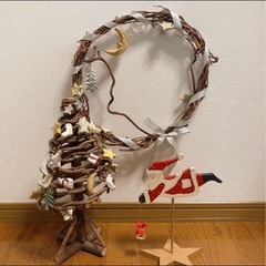 クリスマス　飾り　リース　ツリー　サンタ
