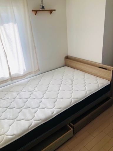 家具 ベッド セミダブルベッド