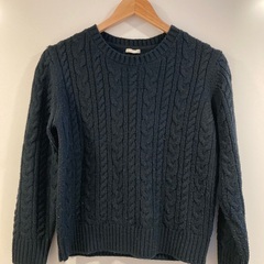 ジーユー　ケーブルセーター　キッズ150