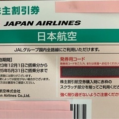 JAL株主優待券