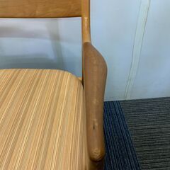 (231207)　フィンガーマークス　木製　ダイニングチェア　椅子　イス　③の画像