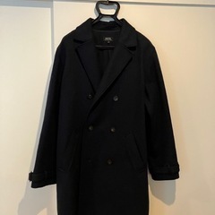 A.P.C.  アーペーセー　ダブルチェスターコート　M ネイビー