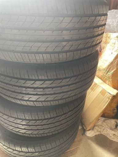 TOYOトランパスR30 4本新古品800km使用235/50R18アルファード