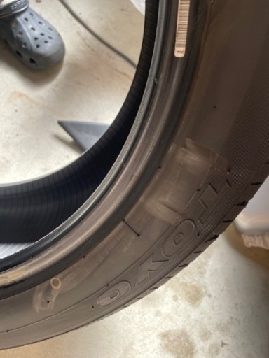 TOYOトランパスR30 4本新古品800km使用235/50R18アルファード