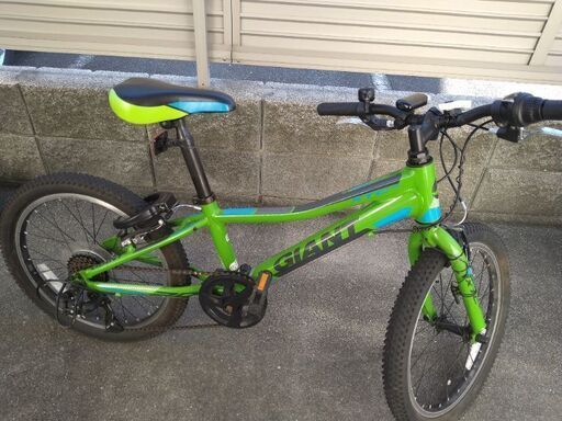 ジャイアント子供用自転車20インチ（ヘルメット、付属品付き）