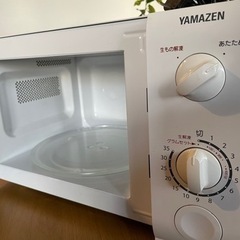 取引中【無料で譲ります】電子レンジ　山善　2012年製