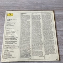 ミサ曲　交響曲のLPレコード3枚の画像