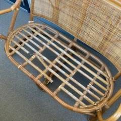 2人用椅子　イスの画像