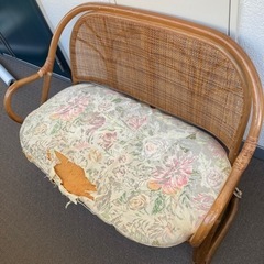 2人用椅子　イスの画像