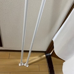 つっぱり棒　洗濯干しの画像