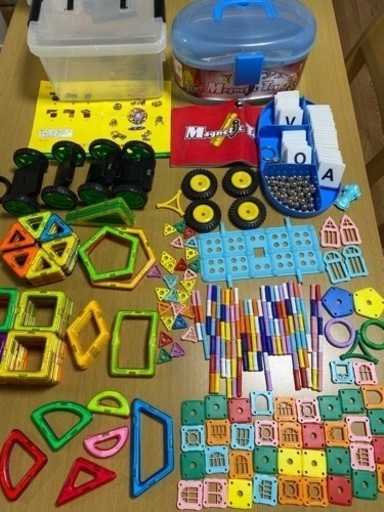 磁石ブロック　マグネットブロック　おもちゃ　知育玩具　まとめ売り　セット