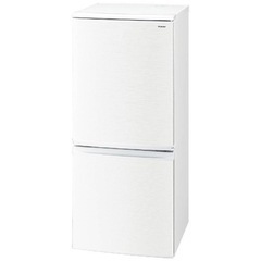 【超美品‼️】シャープ 2018年製 137Lノンフロン冷凍冷蔵庫 つけかえどっちもドア ホワイト♪