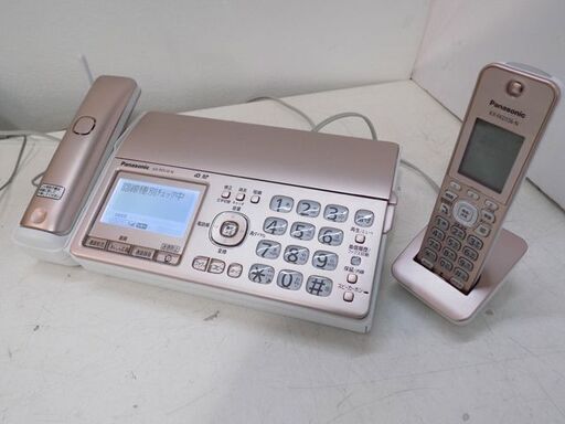 新札幌発 Panasonic パナソニック KX-PZ510 [ピンクゴールド] おたっくす パーソナルファックス FAX 電話機 子機付き/2178