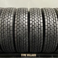 札幌発 引取OK 新車外し 23年製 BS M800 225/80R17.5 123/122L 17.5インチ ミックスタイヤ 6本 4t レンジャー フォワード等 　(MTV109)クレジットカード QRコード決済可能