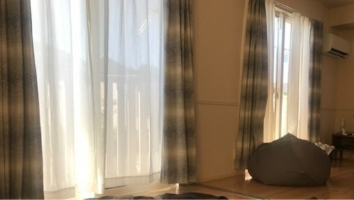 8枚セット遮光カーテン2級　遮象レースカーテン　2セット　8枚セット　ニトリ