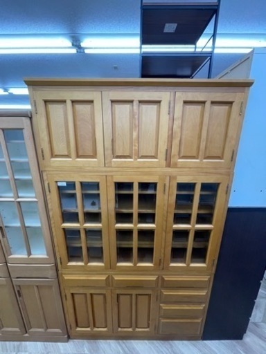 【BY REUSE 出水店 出張買取•見積完全無料¥0】ウスイ木工　食器棚