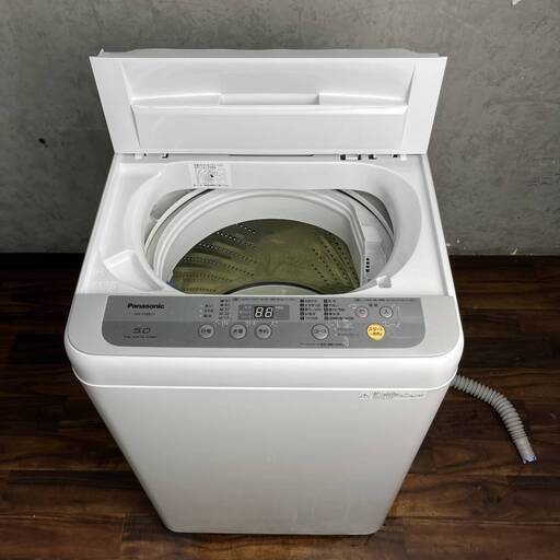 WY9/44 パナソニック Panasonic 全自動洗濯機 NA-F50B11 2018年製 5.0kg ホワイト 白 単身 一人暮らし ※動作確認済み ★直接引取歓迎◆