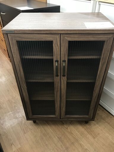 ★ジモティ割あり★  キャビネット ブラウン H90×W60×D40 クリーニング済み KJ3851