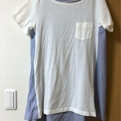 ハッシュアッシュのかわいい爽やかTシャツ　Lサイズ