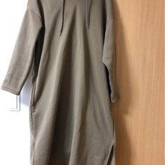 裏起毛のパーカーワンピースM〜Lサイズの画像