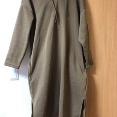 裏起毛のパーカーワンピースM〜Lサイズ