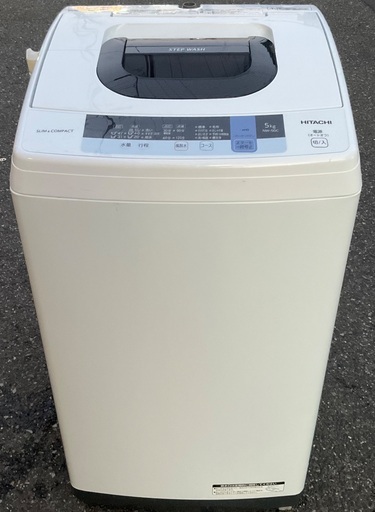 【RKGSE-99】特価！日立/5kg/全自動洗濯機/NW-50C/中古/2019年製/当社より近隣地域無料配達