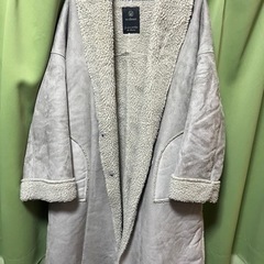 Wcloset スウェードロングコート