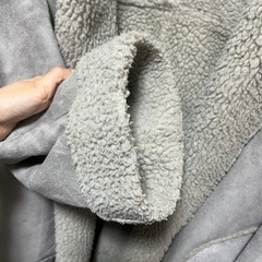 Wcloset スウェードロングコートの画像