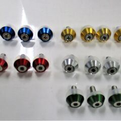 お洒落な錆びないナンバー取り付けボルトの画像