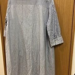 かわやかなシャツワンピース　Lサイズの画像