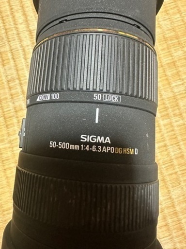 シグマ　50-500mm F4-6.3 APO DG HSM D