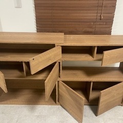 【引き取り決定】リビング 収納 棚 伸縮 オープン収納 オープンラック の画像