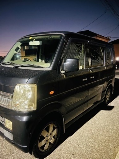 エブリイワゴン 型式：ABA-DA64W  13万円　走行距離143000キロ　ETC装備車　ダンロップタイヤほぼ新品装着❗️ 車検令和6年1月13日