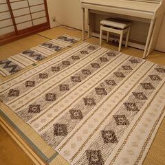 【決まりました】インド製コットンラグ 200×200cm キッチ...