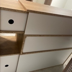 【引き取り決定】リビング 収納 棚 伸縮 オープン収納 オープンラック の画像