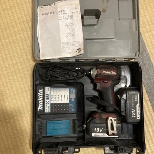 マキタ　インパクト　TD171 18v6a