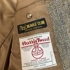 紳士ジャケット　冬物　wool 100%予約済みの画像