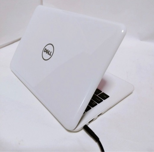 Webカメラ搭載　DellミニノートPC　かわいい人気ホワイト　初期設定済み　SSDでサクサク動く