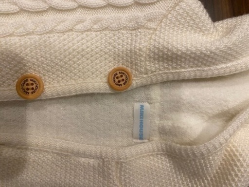 ミキハウス　ポンチョ　極美品　ニット