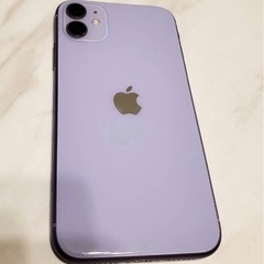 iPhone11 128GB パープル＋付属品（美品）simフリー